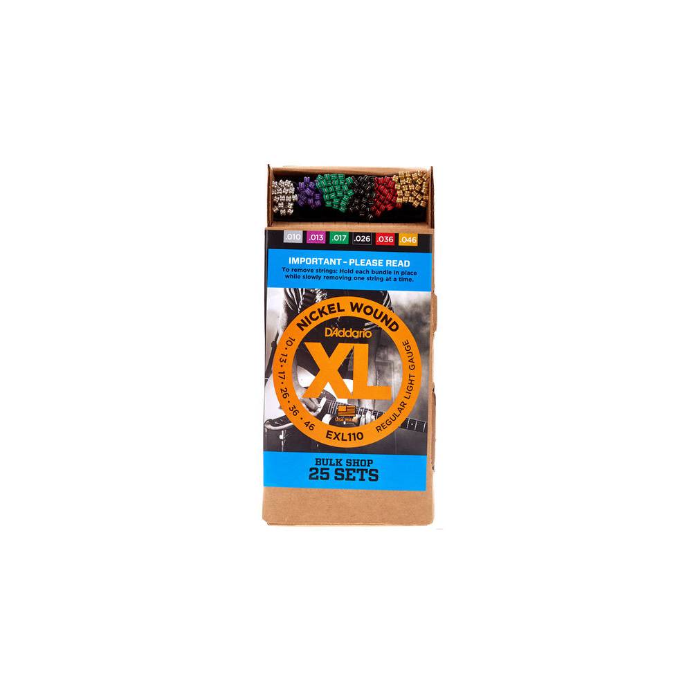 D'Addario EXL110-B25 Regular Light 25 Sets