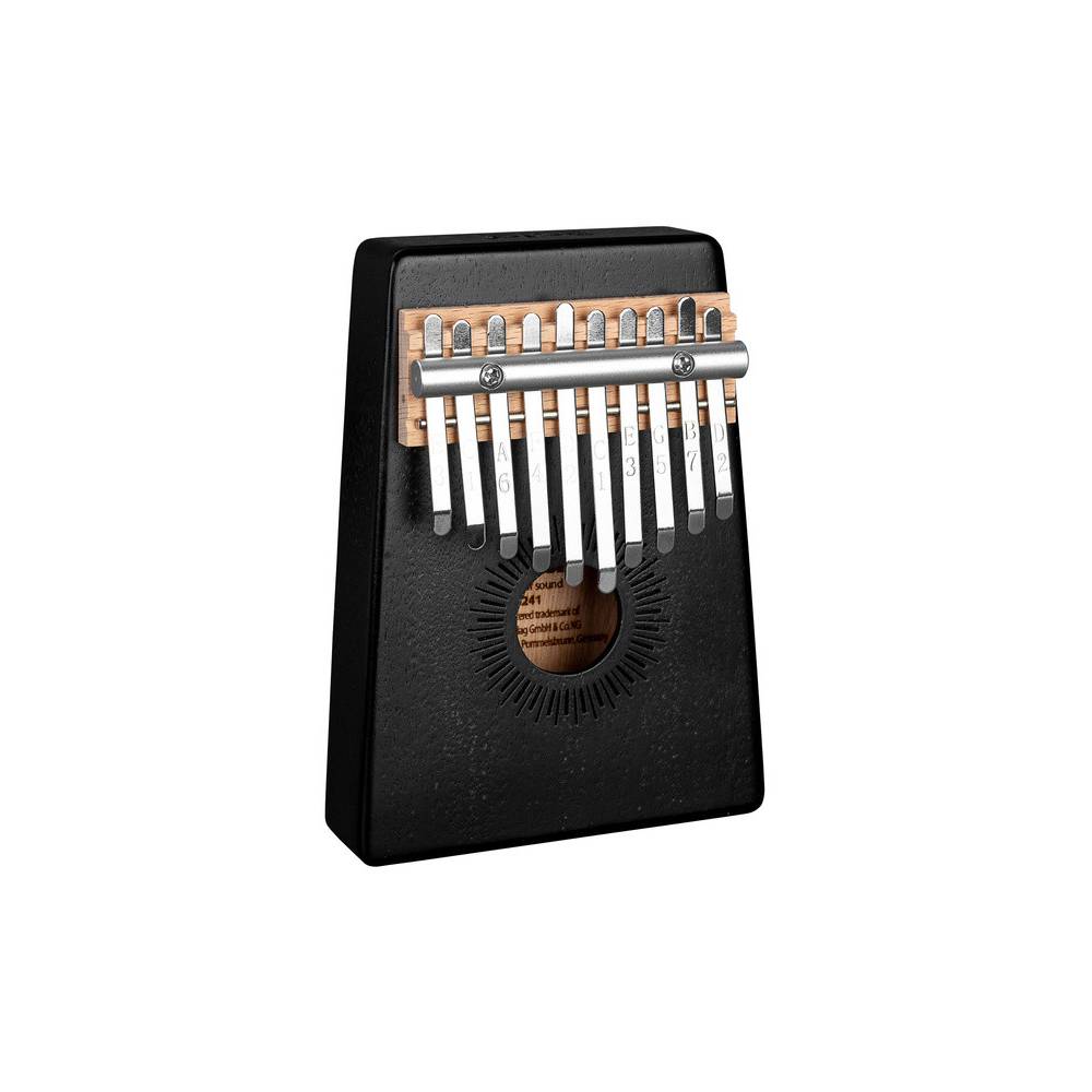 Sela SE 241 Kalimba Mahogany 10 Black met beschermhoes