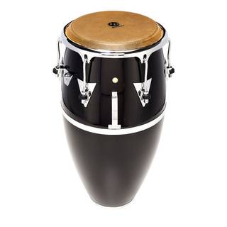 Latin Percussion LP559X1BK Patoto Model Fiberglass Conga Black Chrome