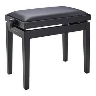 Konig & Meyer 13970 pianobank mat zwart met kunstlederen zitting