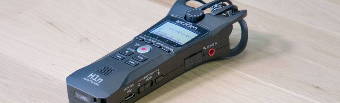 Review: Zoom H1n Handy Recorder 'de draagbare hand field recorder'