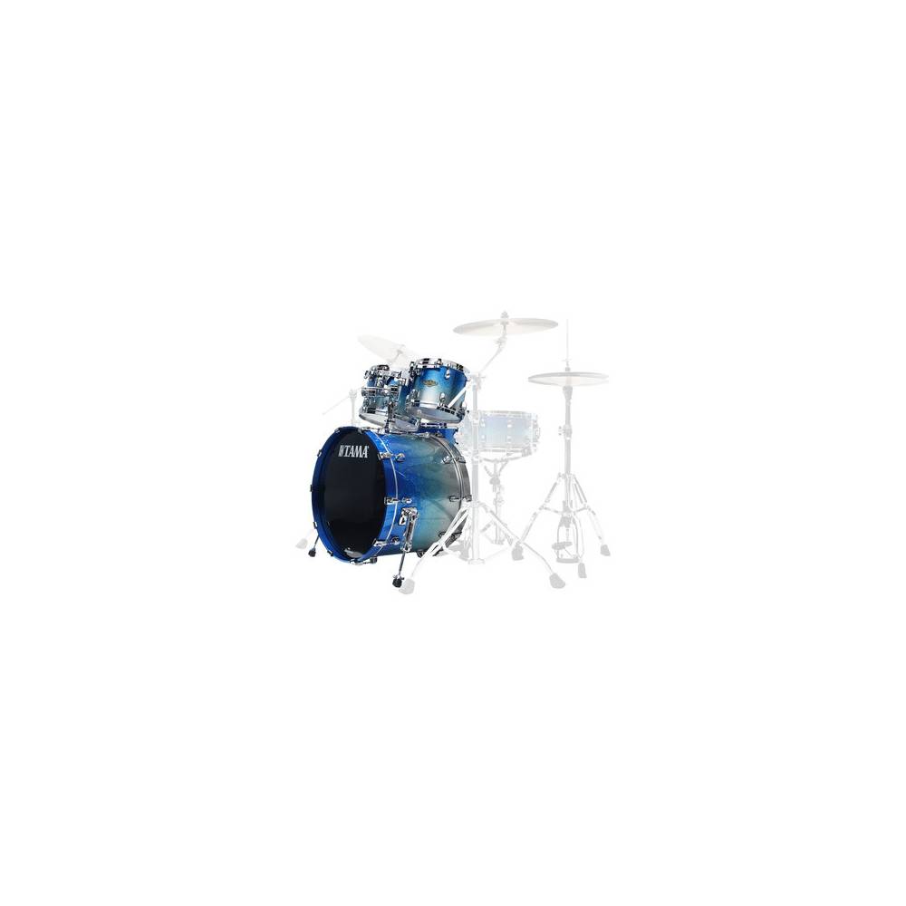 Tama WBS42S-MBI Starclassic Walnut/Birch 4-delige ketelset Molten Blue Ice