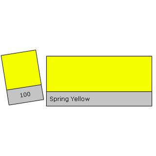 LEE Rol 100 Spring Yellow (7.62m x 1.22m)