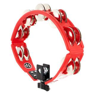 Latin Percussion LP161 Cyclops Mountable Tambourine Steel Red