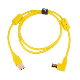 UDG U95004YL audio kabel USB 2.0 A-B haaks geel 1m