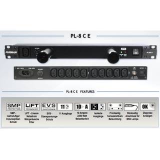 Furman PL-8C E 10A Power Conditioner 230V stroomverdeler met verlichting