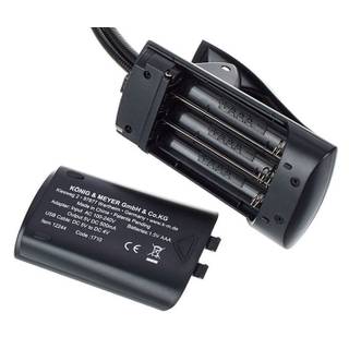 Konig & Meyer 12244 FlexLight lessenaarlamp met dubbele LED arm