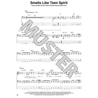 Hal Leonard Bass Play Along Volume 25 Nirvana