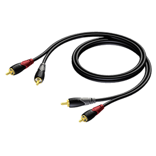 Procab CLA800/1.5 2x RCA male - 2x RCA male kabel 1,5m
