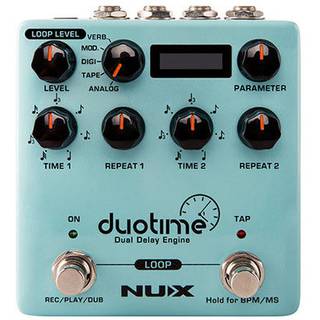 NUX NDD-6 Duotime dual delay gitaar effectpedaal
