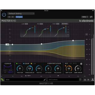 TC Electronic MASTER X HD-DT compressor (plug-in met controller)