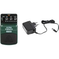 Behringer UV300 Ultra Vibrato effectpedaal + adapter
