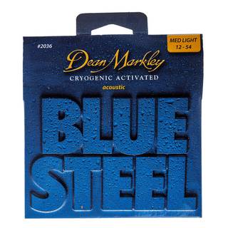 Dean Markley Blue Steel Medium Light 12-54 snarenset voor westerngitaar