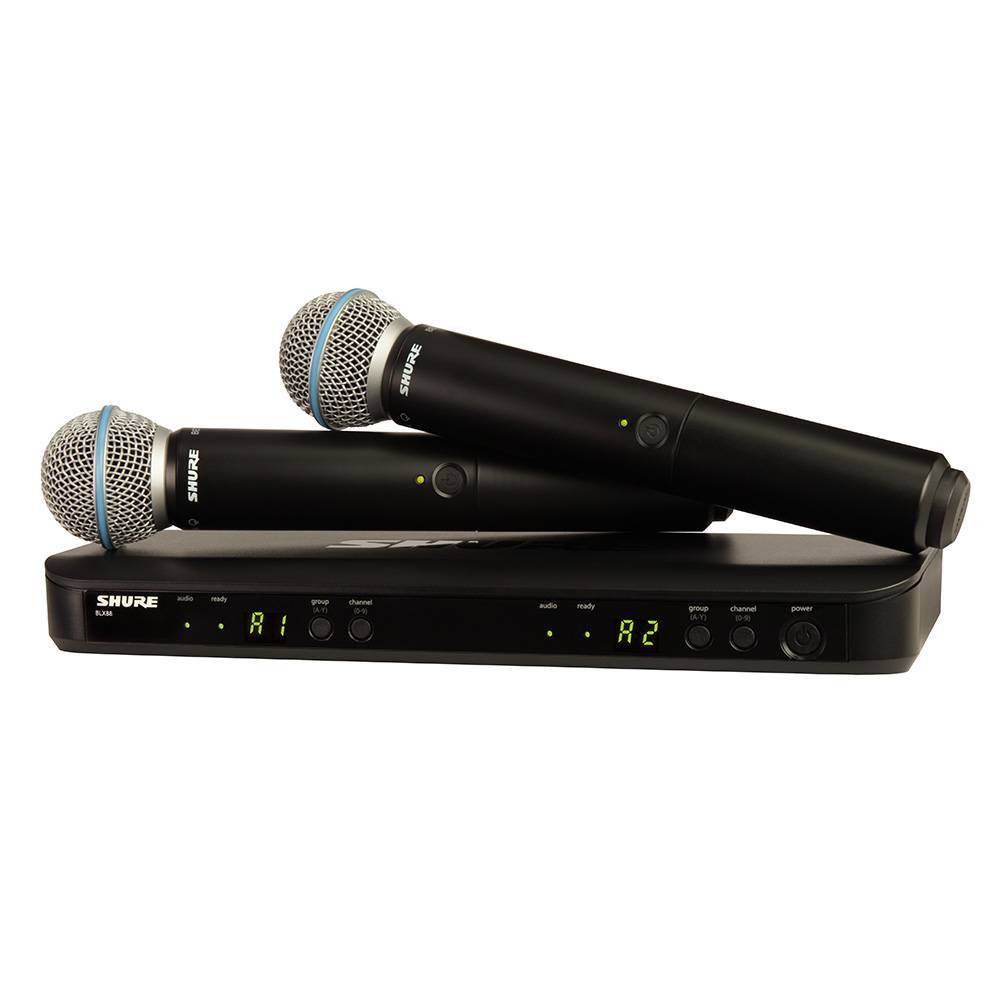Shure BLX288 - Beta58A dual handheld draadloos
