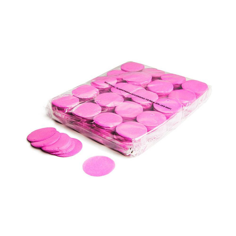 Magic FX confetti rond 55 mm bulkbag 1kg Pink