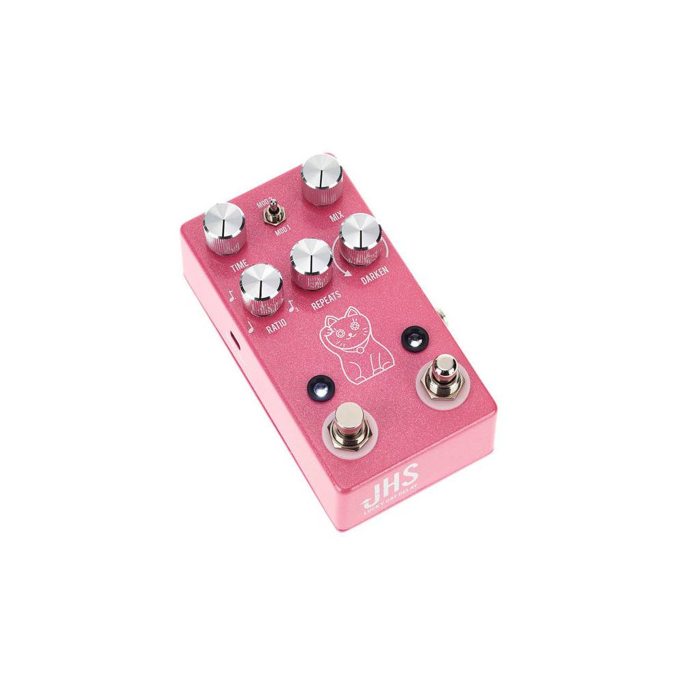 JHS Pedals Lucky Cat Delay Pink