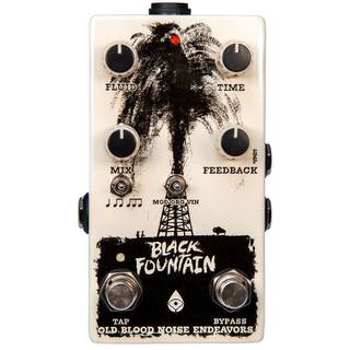 Old Blood Noise Endeavors Black Fountain V3 Oil Can Delay Pedal with Tap Tempo