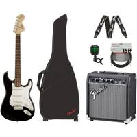 Squier Affinity Stratocaster Black + versterker + gigbag + accessoires