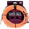 Ernie Ball 6079 Braided Instrument Cable, 3 meter, Neon Orange