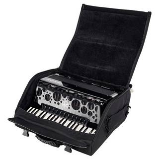 Hohner Amica Forte IV 120 Zwart, Silent Key accordeon