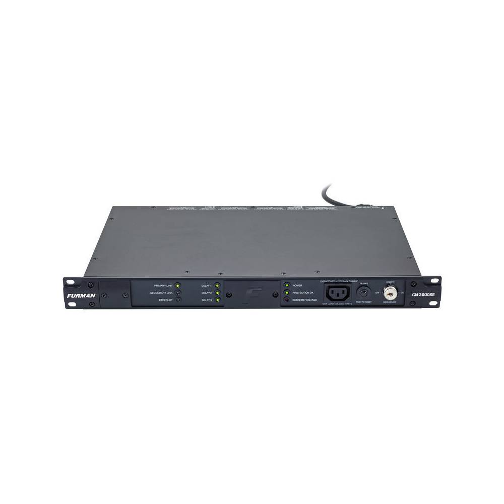Furman CN-3600 SE SmartSequencing Power Conditioner 16A, 230V stroombewaker & bediening