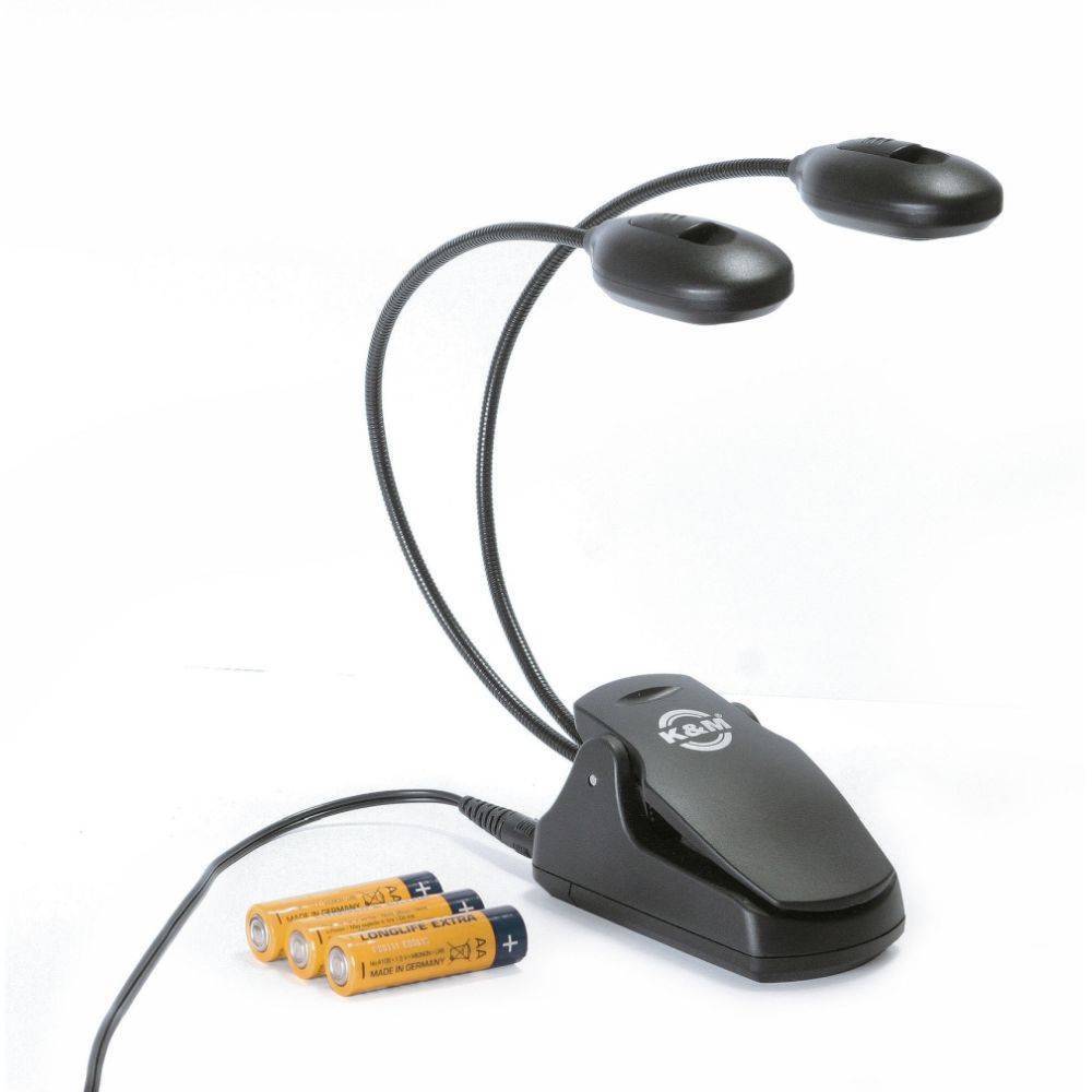 Konig & Meyer 12270 lessenaarlamp met dubbele LED