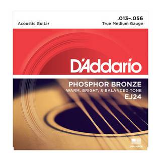 D'Addario EJ24 snarenset voor akoestische western gitaar