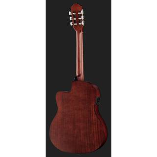 Ortega RCE125MMSN Family Series Full-Size Guitar Mahogany Natural elektrisch-akoestische klassieke gitaar met gigbag