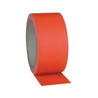 Showtec Gaffa tape neon oranje 25m 50mm