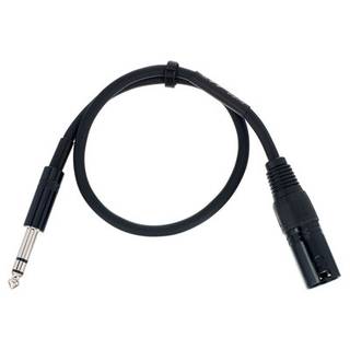 Cordial EM0.5MV Elements verloopkabel XLR male - 6.3mm TRS jack 0.5m
