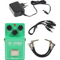 Ibanez TS808 Tube Screamer + adapter + daisy chain + patchkabels