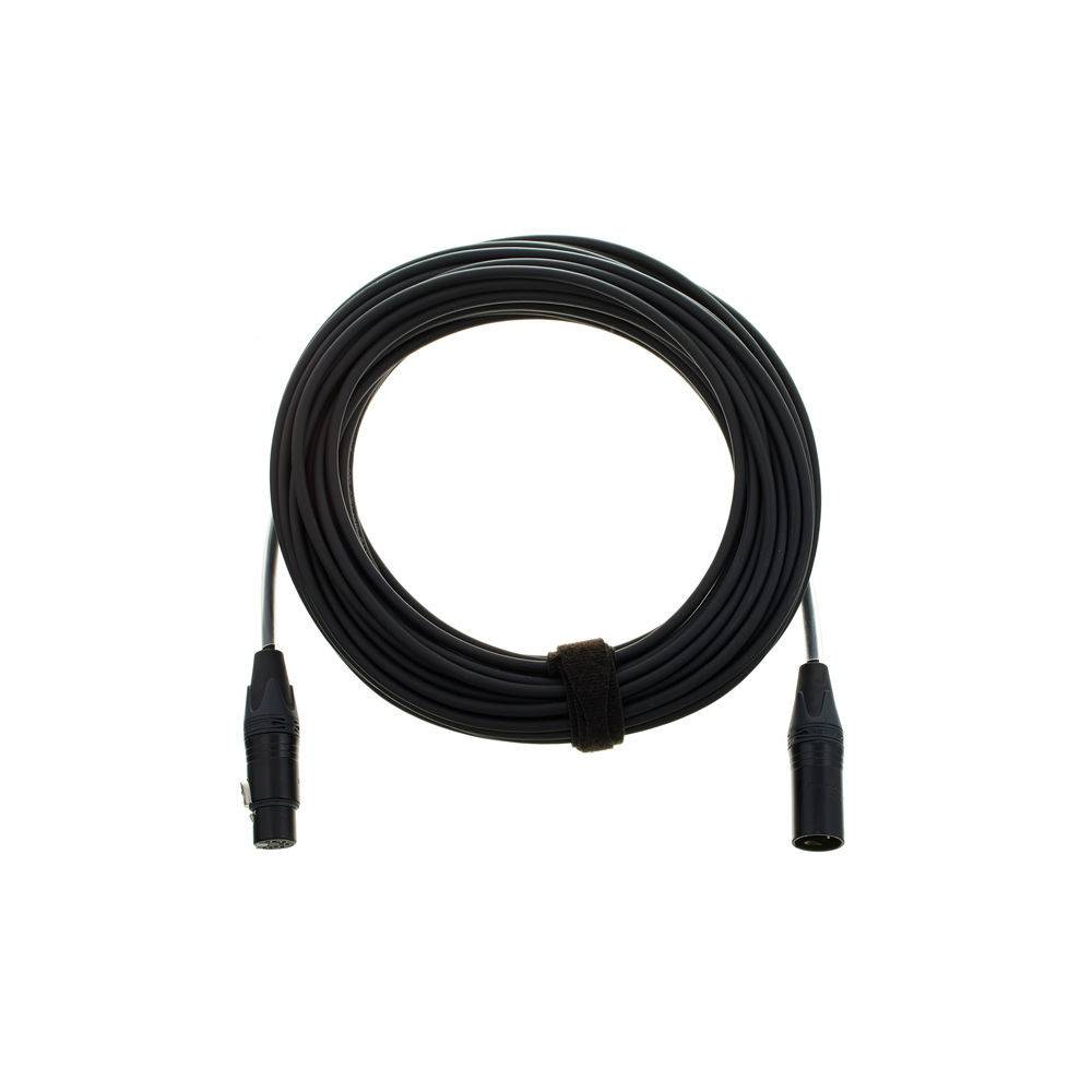Cordial CDX20-1 DMX XLR male - XLR female 5-pins (3 aangesloten) lichtkabel 20m