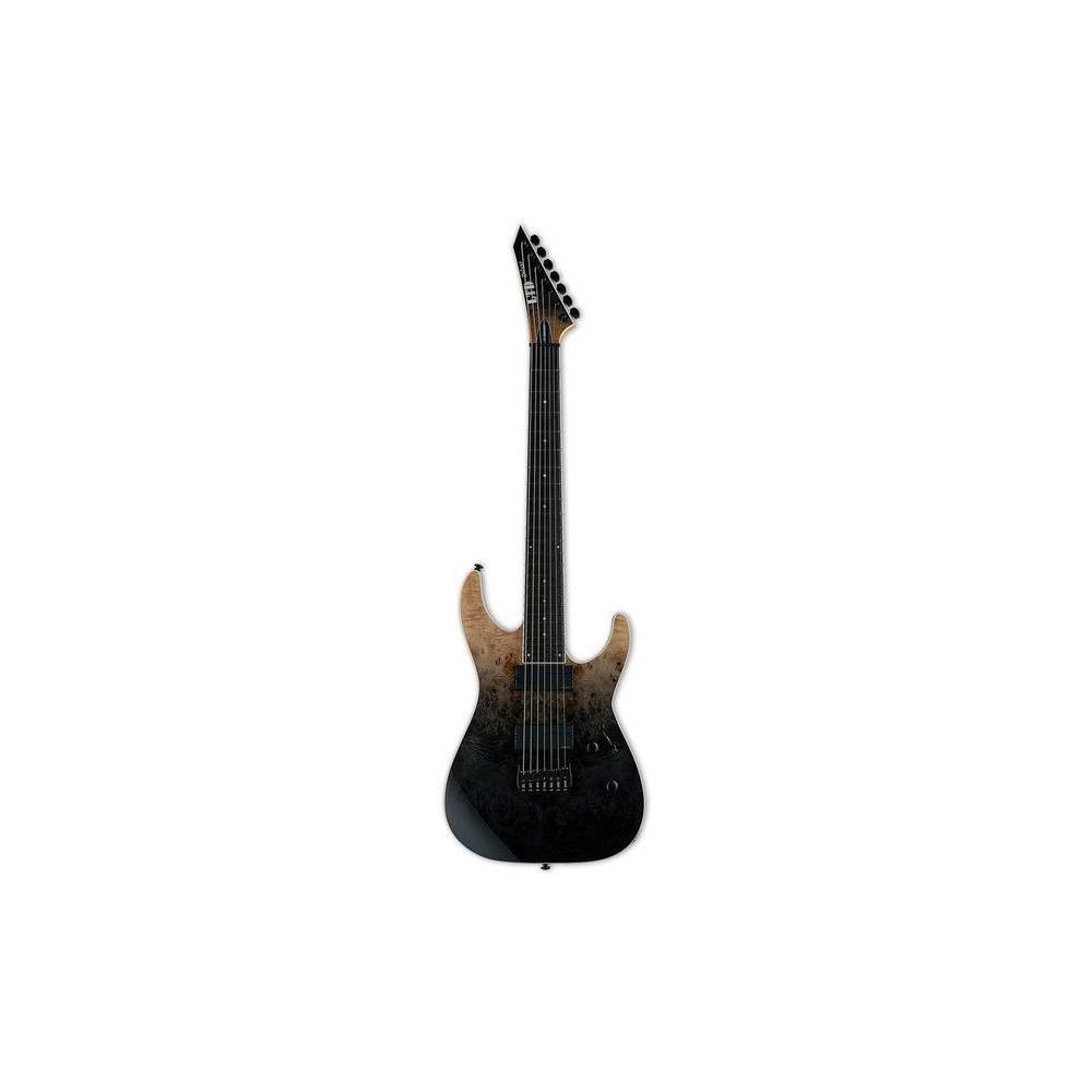 ESP LTD Deluxe M-1007HT Black Fade 7-snarige elektrische gitaar