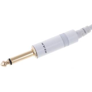 Cordial CFU3PP-SNOW Intro 2x 6.3mm TS jack instrumentkabel 3m wit