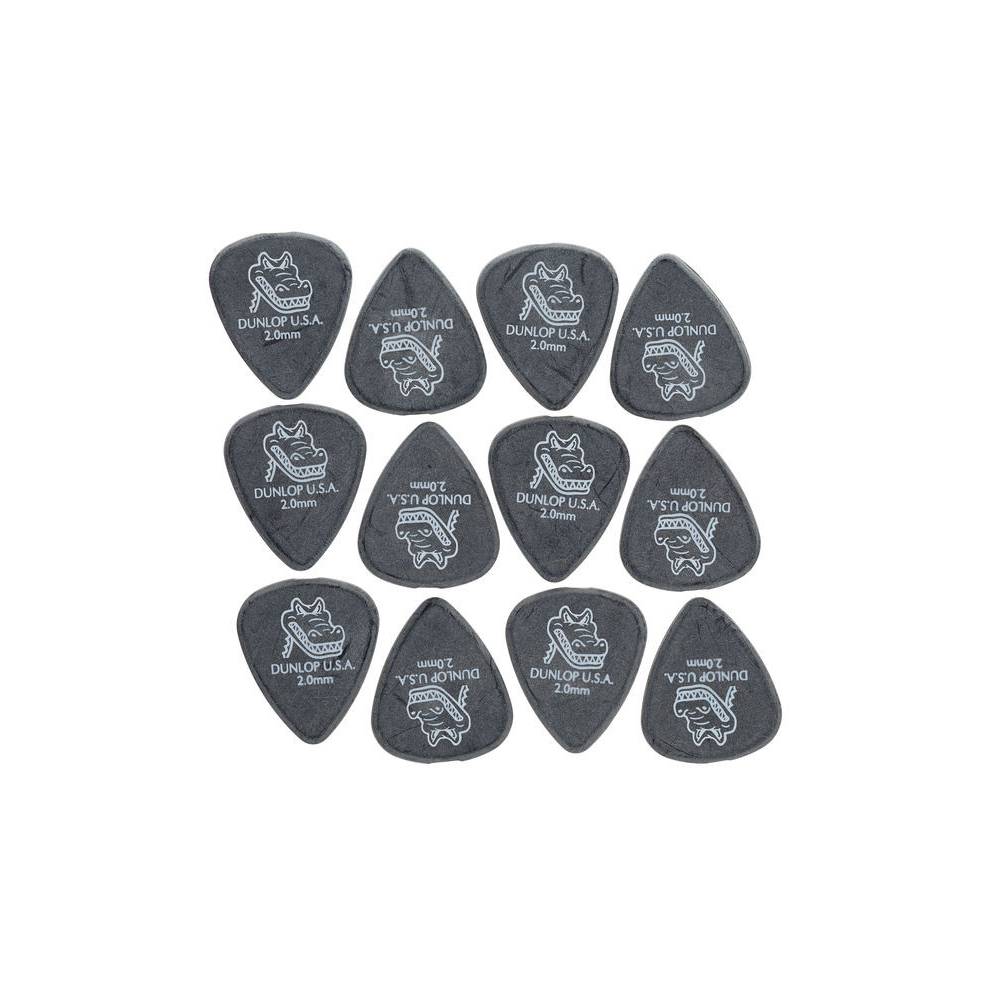 Dunlop 417P200 Gator Grip Pick 2.0 mm plectrum set 12 stuks