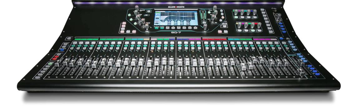 Allen & Heath has unveiled SQ-7, the new 33 fader flagship console in its 96kHz SQ series.