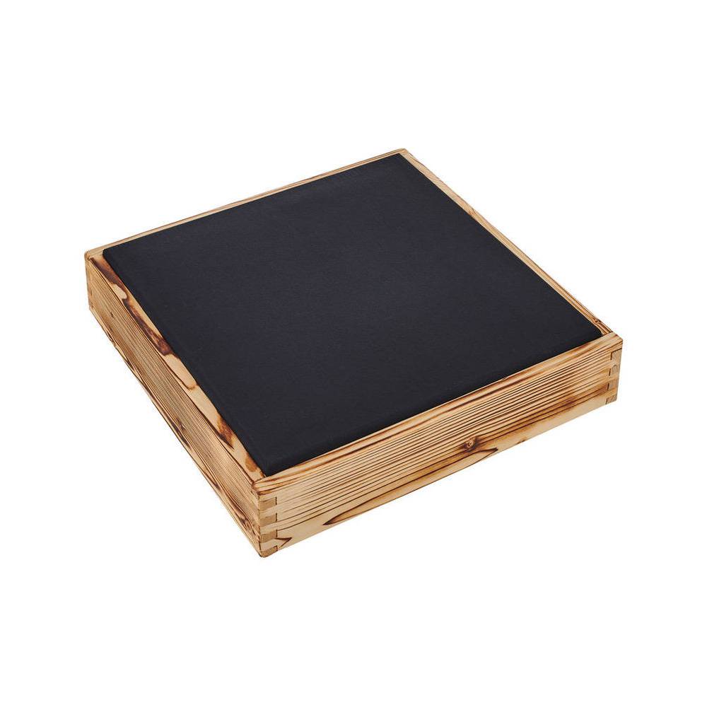 Ekustik Woody Kid 600x600x100 Black absorptiepaneel