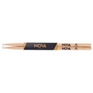 Nova by Vic Firth N2BN 2B drumstokken met nylon tip