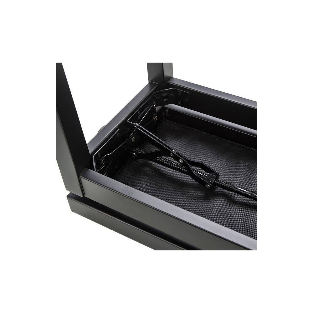 Konig & Meyer 13970 pianobank mat zwart met kunstlederen zitting