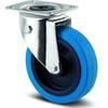 TENTE 360 Blue Wheel zwenkwiel met fixeerinrichting 100mm