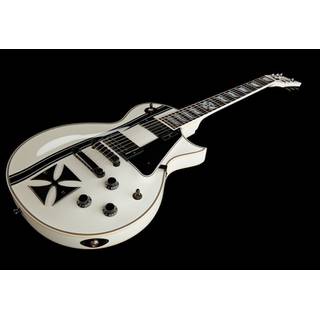 ESP Signature Series James Hetfield Iron Cross Snow White