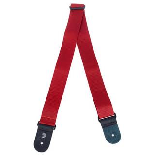 D'Addario PWS101 polypropyleen gitaarband rood