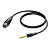 Procab CLA724/3 6.3mm stereo jack - XLR verloopkabel 3m