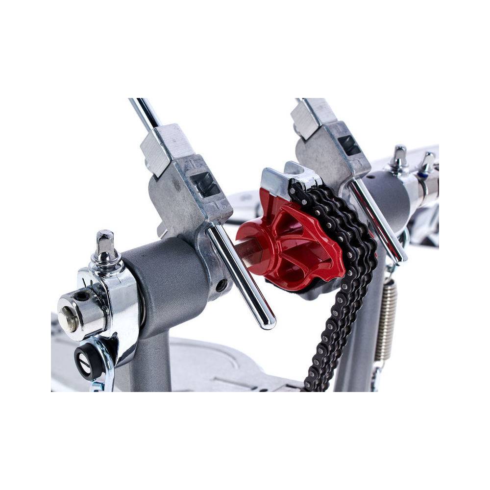 Pearl P-1032R Eliminator Solo Red dubbel bassdrumpedaal