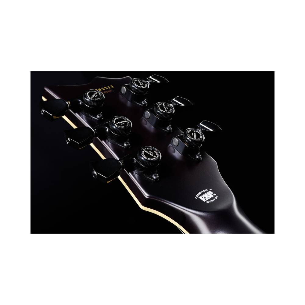 ESP E-II Eclipse Full Thickness Tobacco Sunburst met Fishman Fluence Open Core Classic inclusief koffer