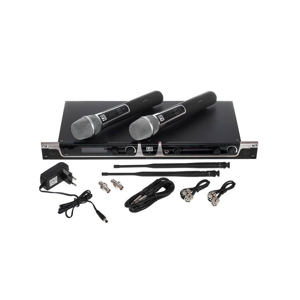 LD Systems U508 HHC 2 dual handheld systeem (bandgap + ISM)