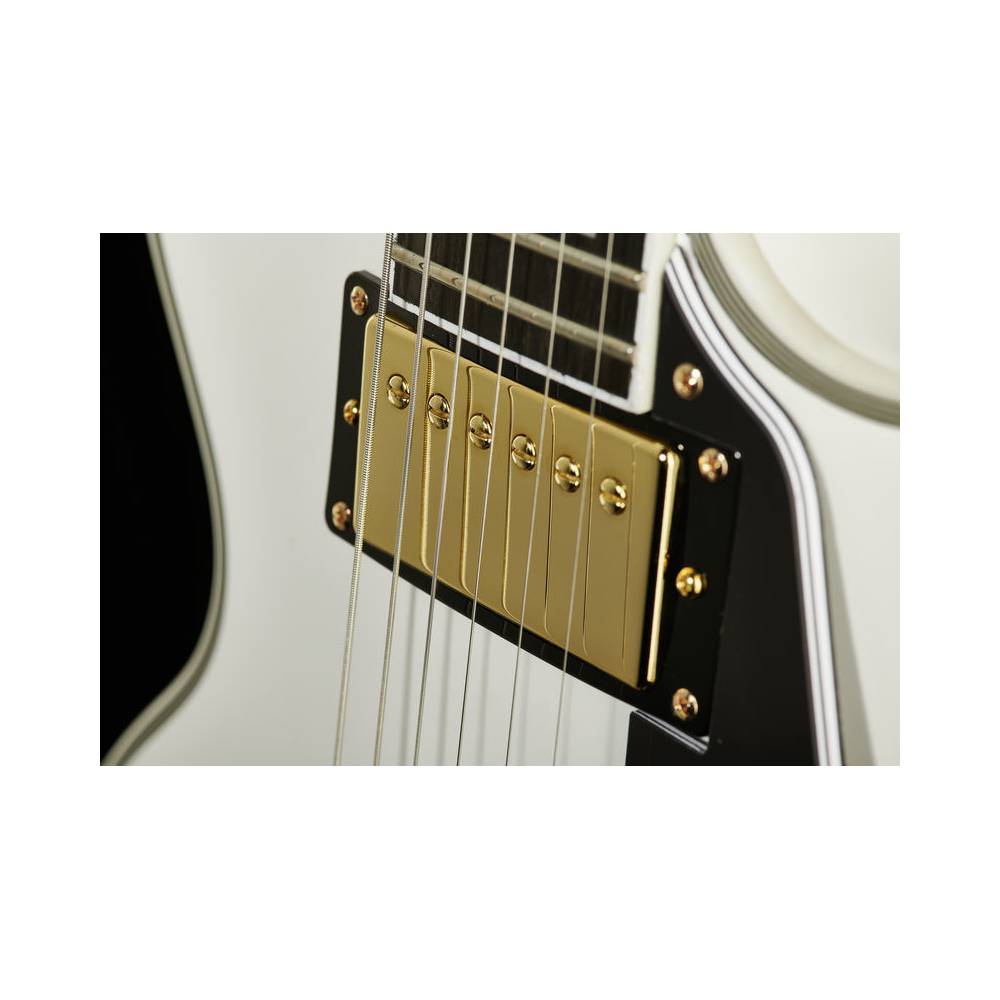 Epiphone Les Paul Custom Alpine White elektrische gitaar