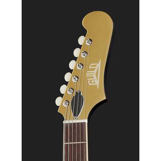 Guild Newark St. Collection Starfire I Jet 90 Satin Gold semi-akoestische gitaar met tremolo
