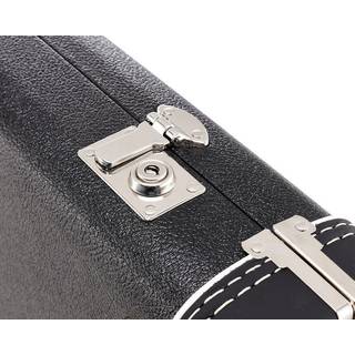 Fender G&G Deluxe Precision Bass Hardshell Case Black/Orange Plush koffer voor Precision bas