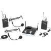 Samson Concert 288m Presentation System dual draadloze headset/dasspeld set (D 542 - 566 MHz)
